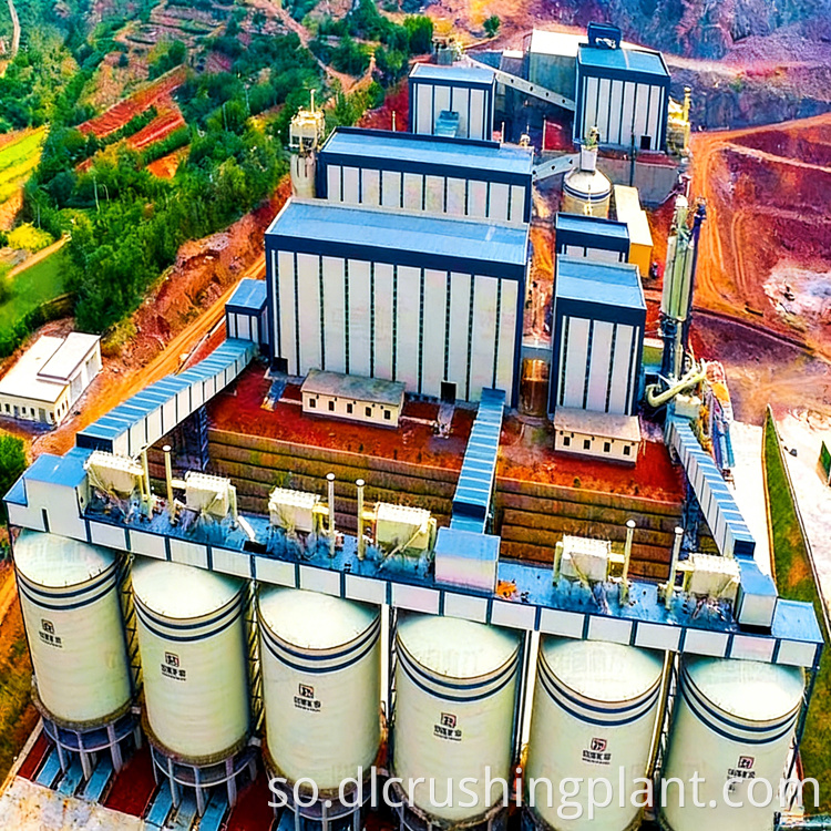 Khadka wax-soo-saarka dhagaxa ee burburay Crushed Stone Production Line